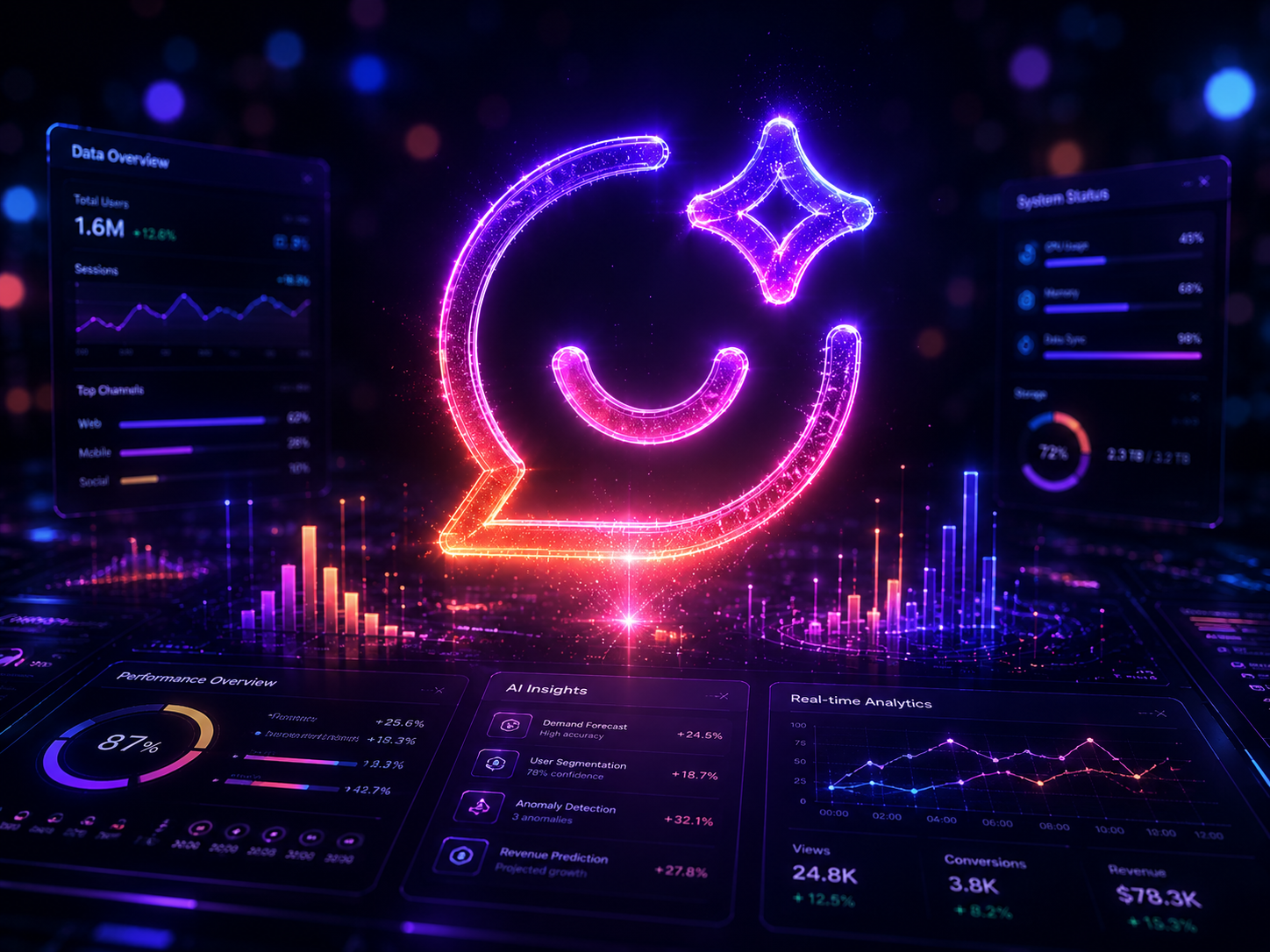 Databox AI Analyst Genie chat interface analyzing business data