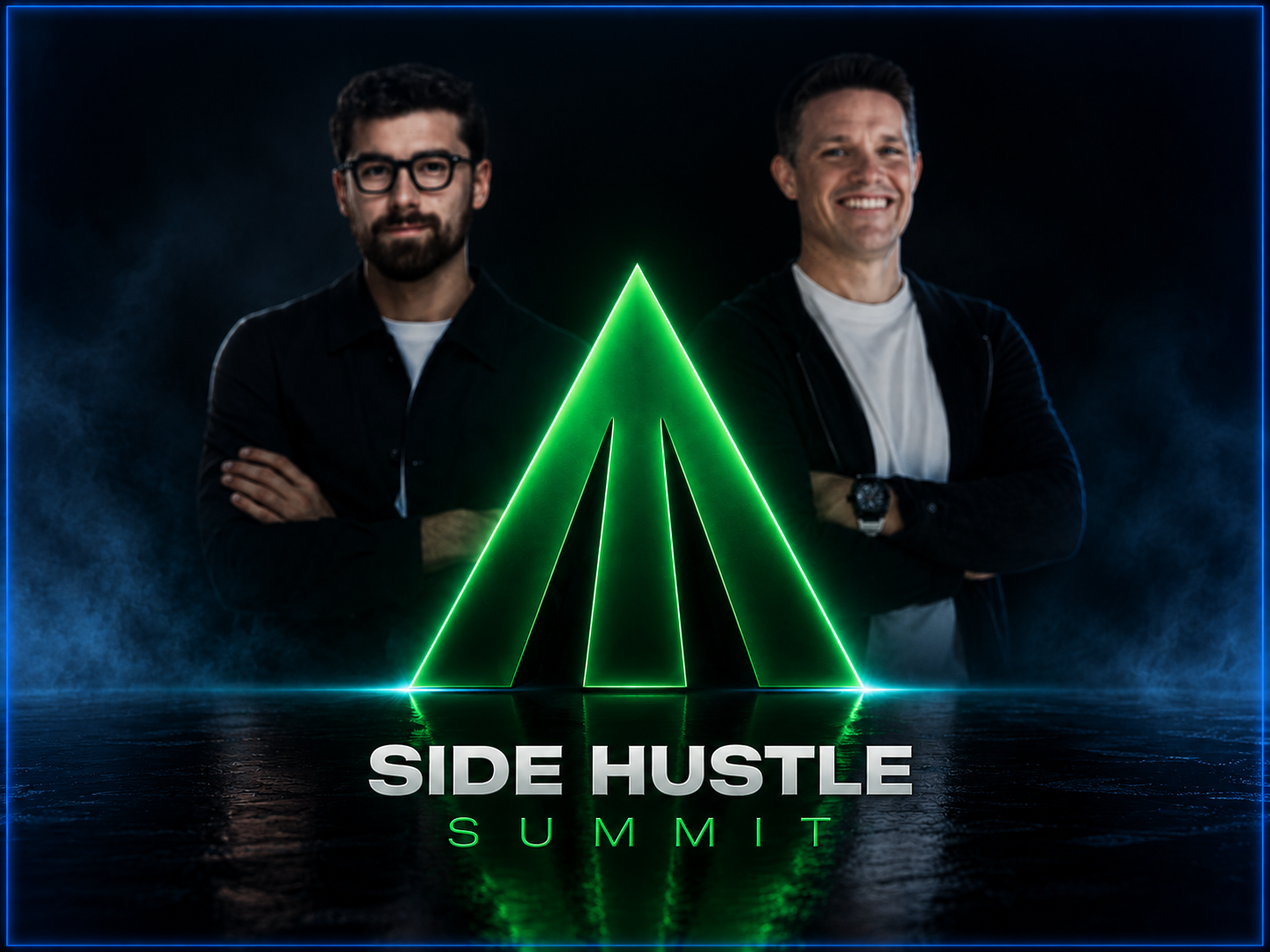 Iman Gadzhi and Russell Brunson with Side Hustle Summit logo, final verdict