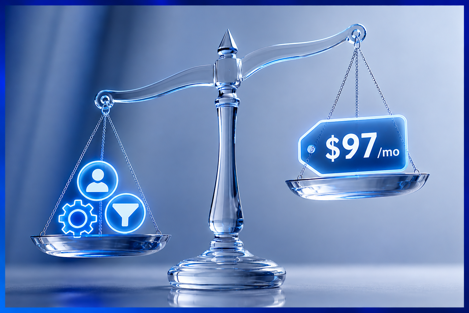 gent CRM pricing plan concept showing value versus cost for insurance agents