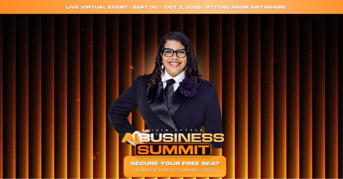 AI Business Summit 2026 official banner with event dates and speaker lineup